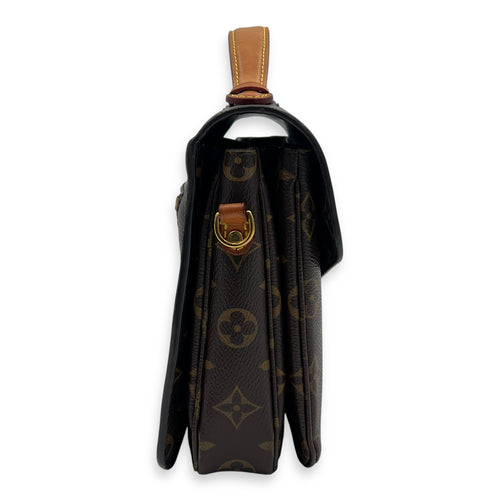 Louis Vuitton Metis Crossbody Bag Brown in Monogram Coated Canvas, Gold hardware_3