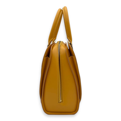 Louis Vuitton Pont Neuf Top Handle Bag Yellow in Epi Leather, Gold hardware_3