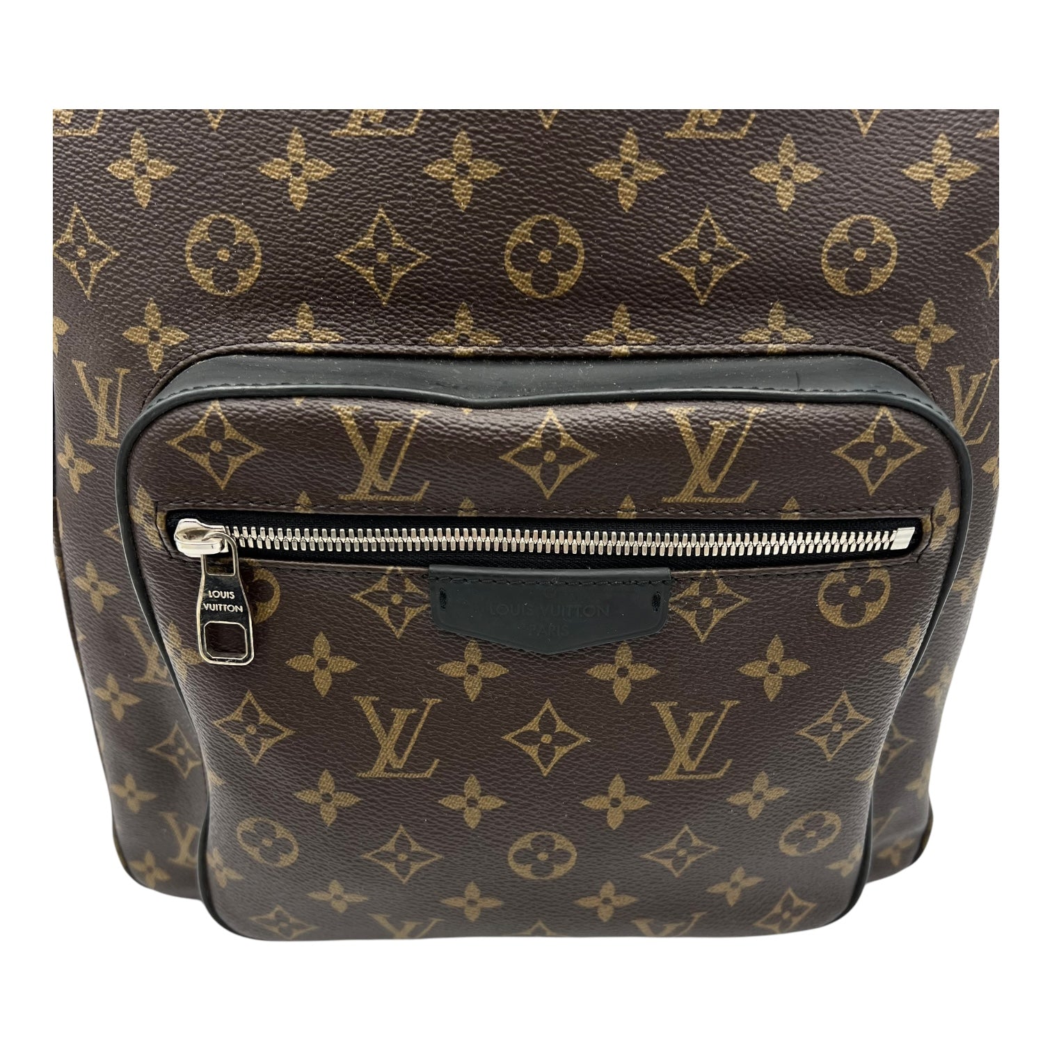 Louis Vuitton Macassar Backpack Brown in Monogram Coated Canvas, Silver hardware_7