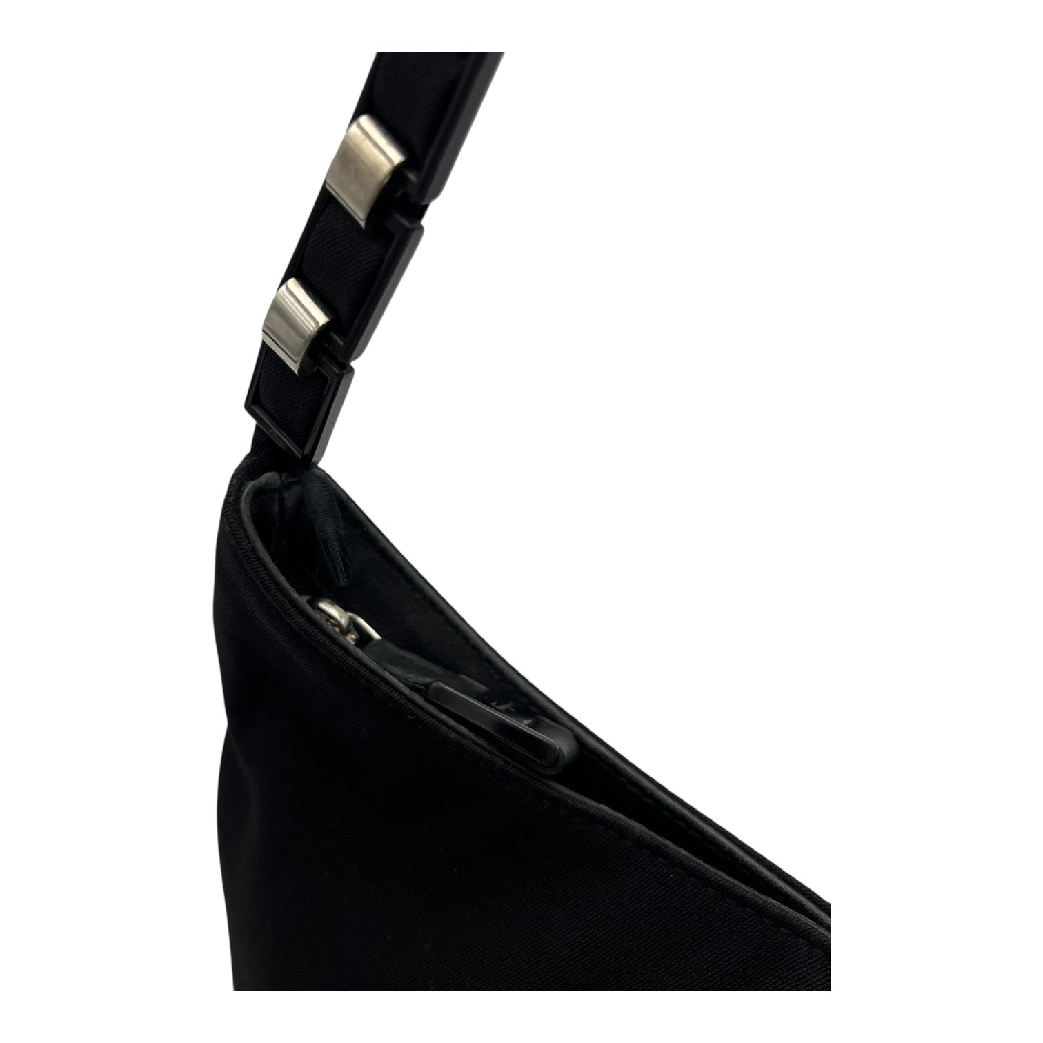 Salvatore Ferragamo Others Shoulder Bag Black in Nylon, Gold hardware_7