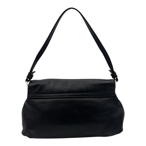 Chloé Lily Shoulder Bag Black in Calfskin, Gold hardware_2