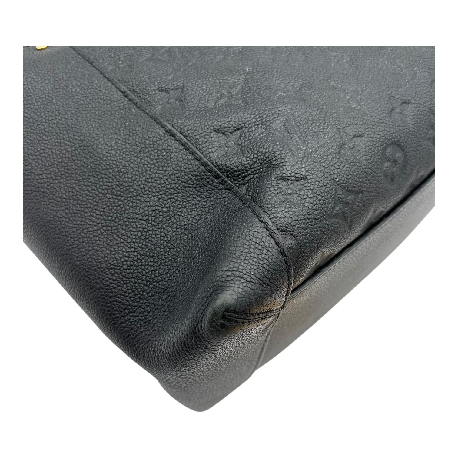 Louis Vuitton Bagatelle Shoulder Bag Black in Empreinte Leather, Gold hardware_10