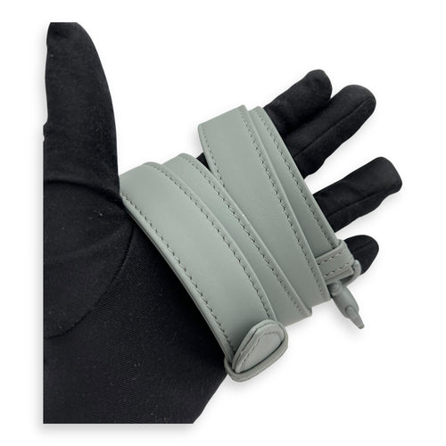 Christian Dior Lady Dior Medium Grey Top Handle Bag in Lambskin, Ultramatte hardware_11