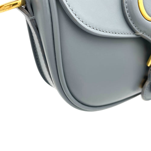 Bobby Blue Crossbody Bag in Calfskin, Gold hardware