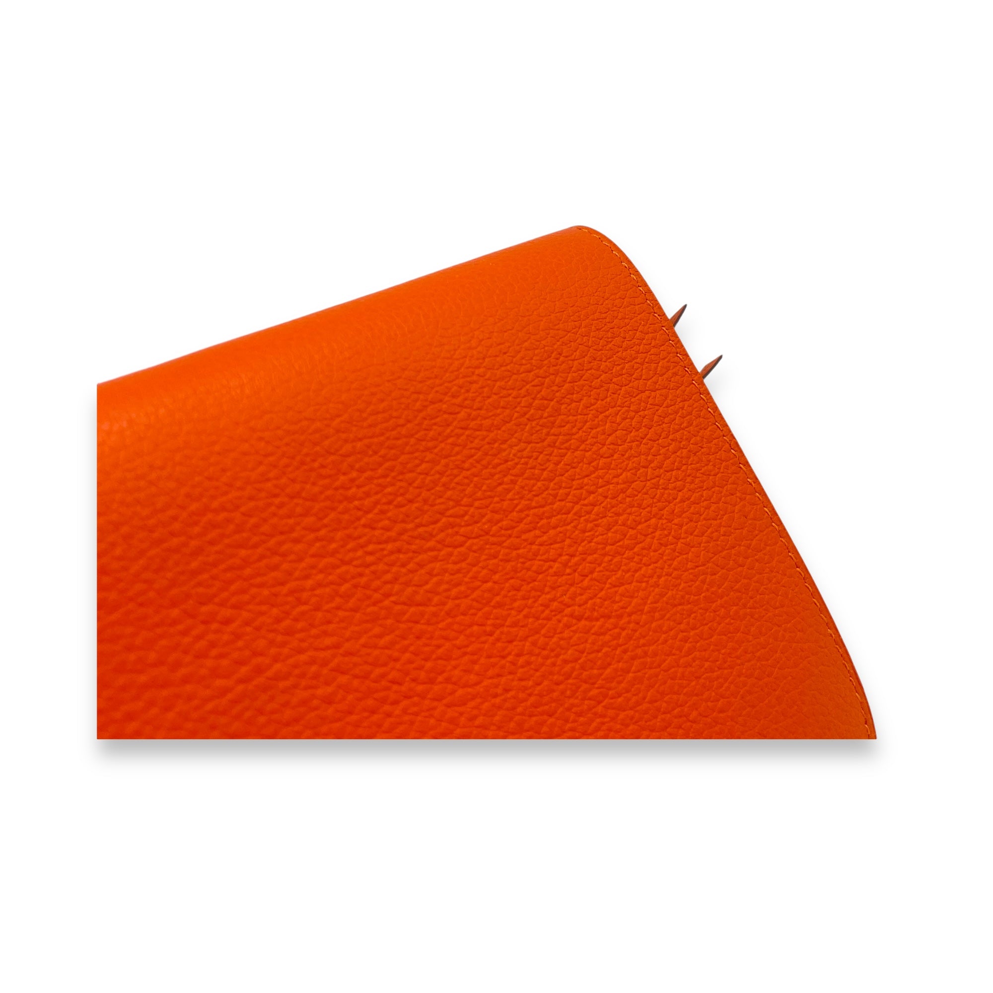 Dogon Orange in Calfskin, Palladium hardware