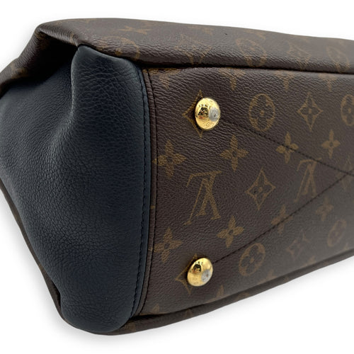 Pallas Top Handle Bag Brown in Monogram Coated Canvas, Gold hardware