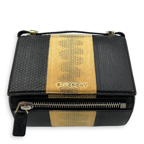 Givenchy Pandora Box Crossbody Bag Multi-colour in Python Leather, Silver hardware_1