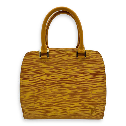 Louis Vuitton Pont Neuf Top Handle Bag Yellow in Epi Leather, Gold hardware_1