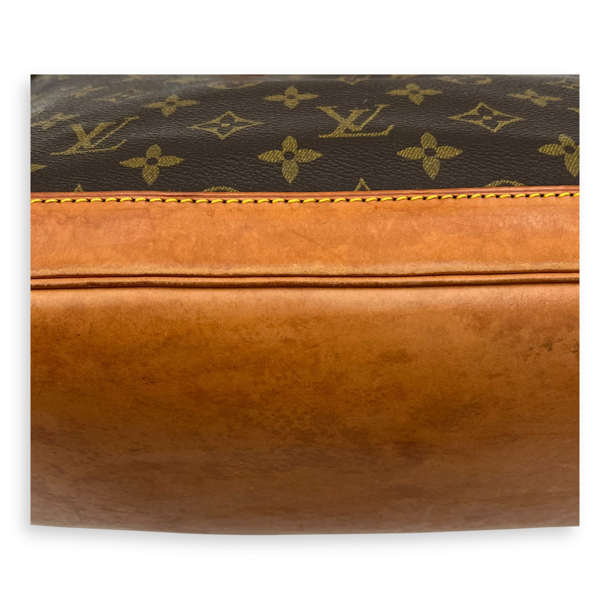 Louis Vuitton Alma Top Handle Bag PM Brown in Monogram Coated Canvas, Gold hardware_15
