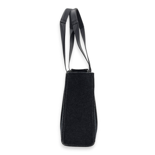 Chloé Woody Tote Bag Grey in Wool_3
