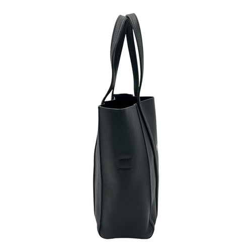 Balenciaga Everyday Tote Bag Black in Calfskin, Silver hardware_3