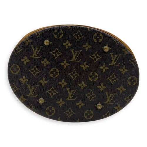 Louis Vuitton Noe Bucket Bag Brown in Monogram Coated Canvas, Gold hardware_5