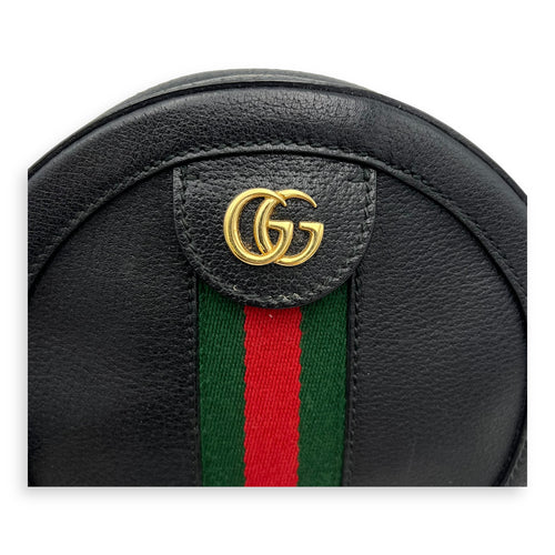 Gucci Ophidia Crossbody Bag Black in Calfskin, Gold hardware_9
