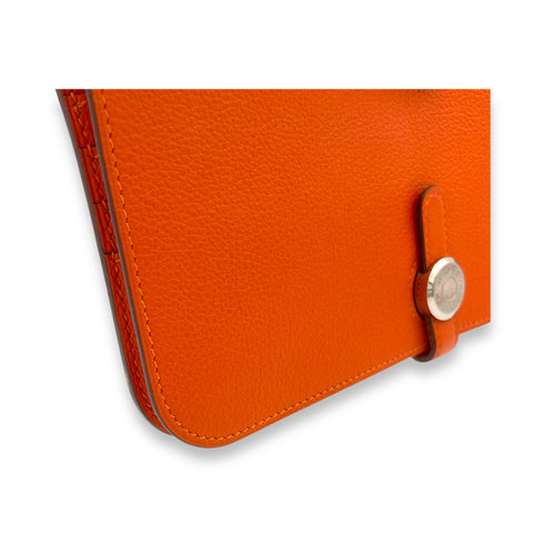 Dogon Orange in Calfskin, Palladium hardware