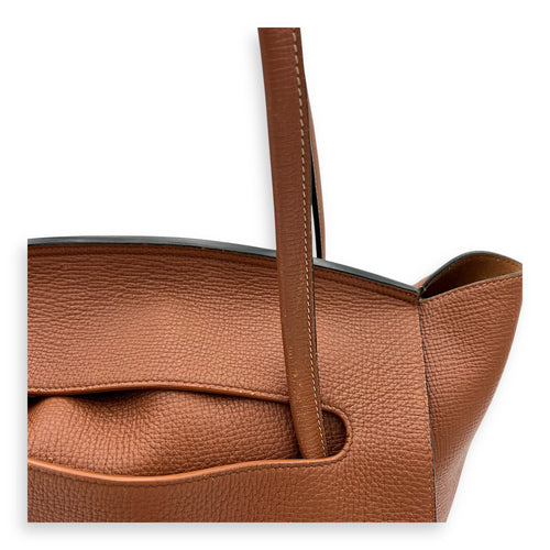 Bottega Veneta Arco Shoulder Bag Brown in Calfskin_10