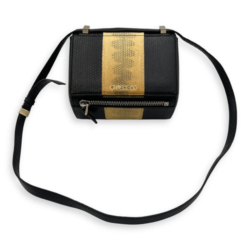 Givenchy Pandora Box Crossbody Bag Multi-colour in Python Leather, Silver hardware_13