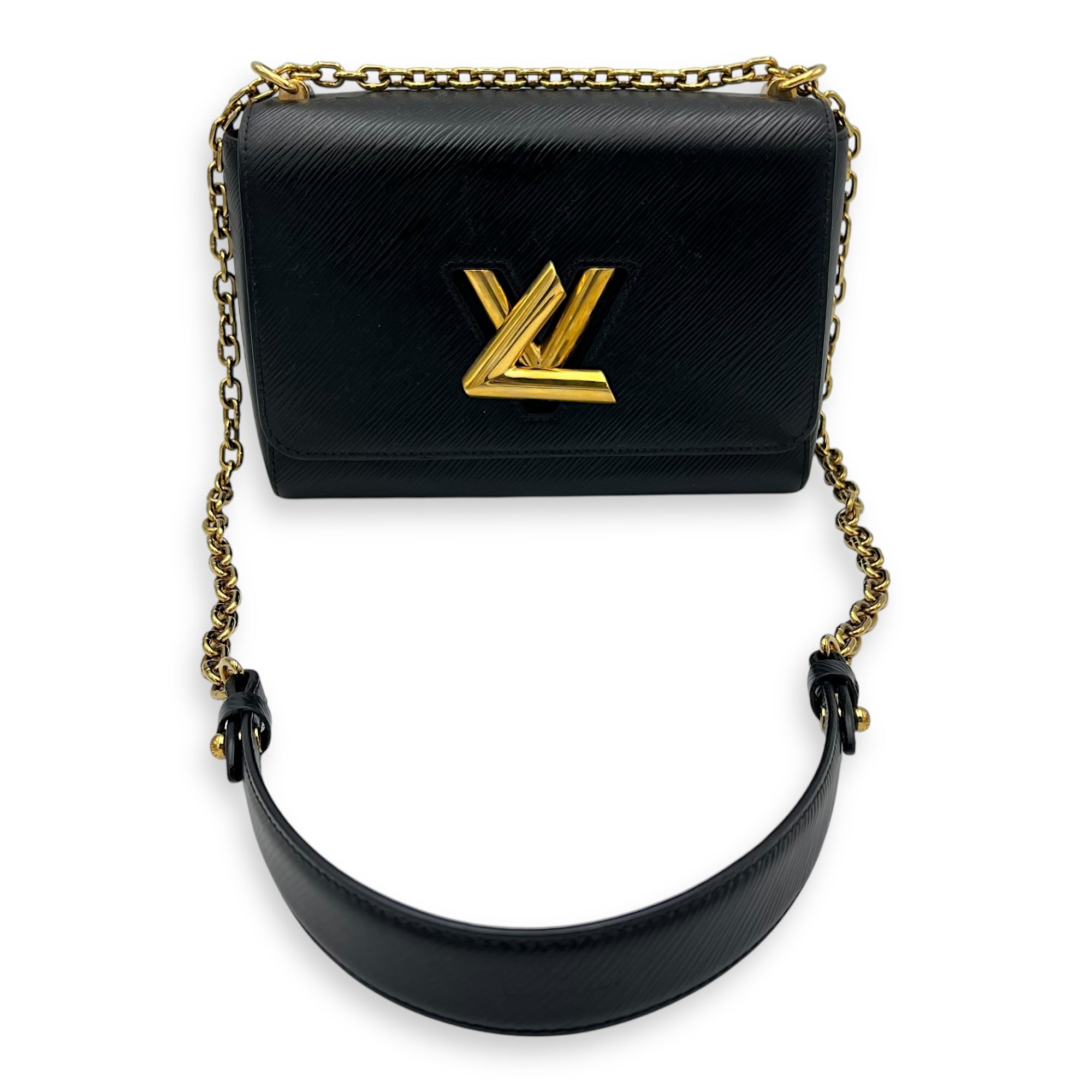 Louis Vuitton  Twist MM Crossbody bag in Epi leather, Gold Hardware_11