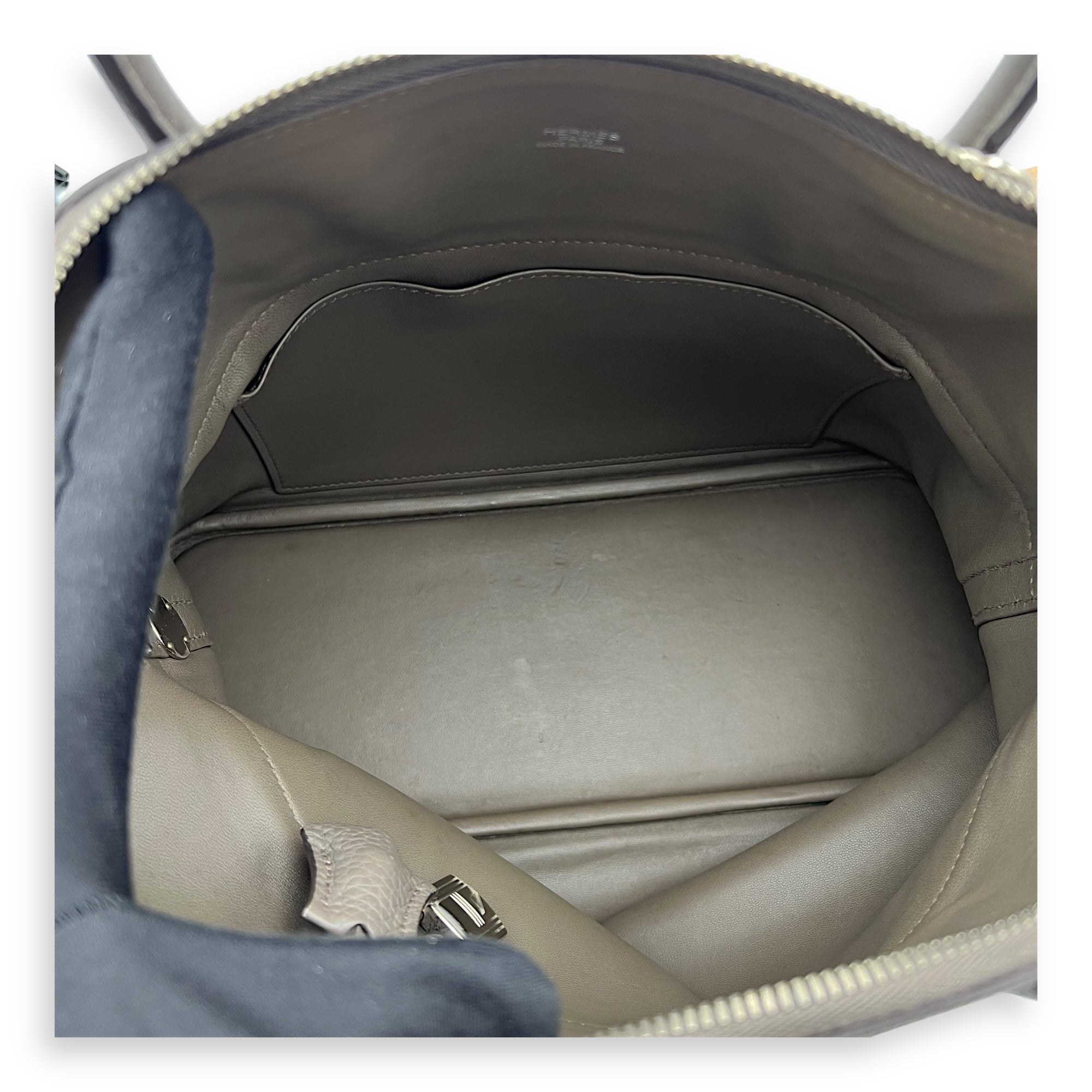 Hermès Bolide Etain in Clemence, Palladium hardware_6