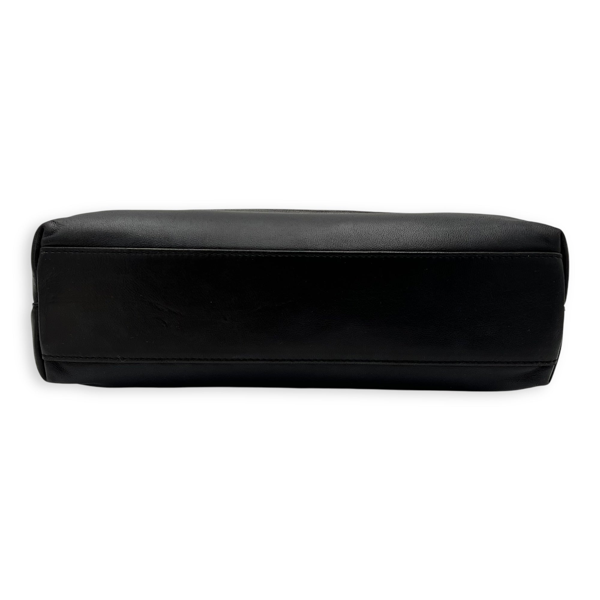 Salvatore Ferragamo Others Shoulder Bag Black in Calfskin, Silver hardware_5