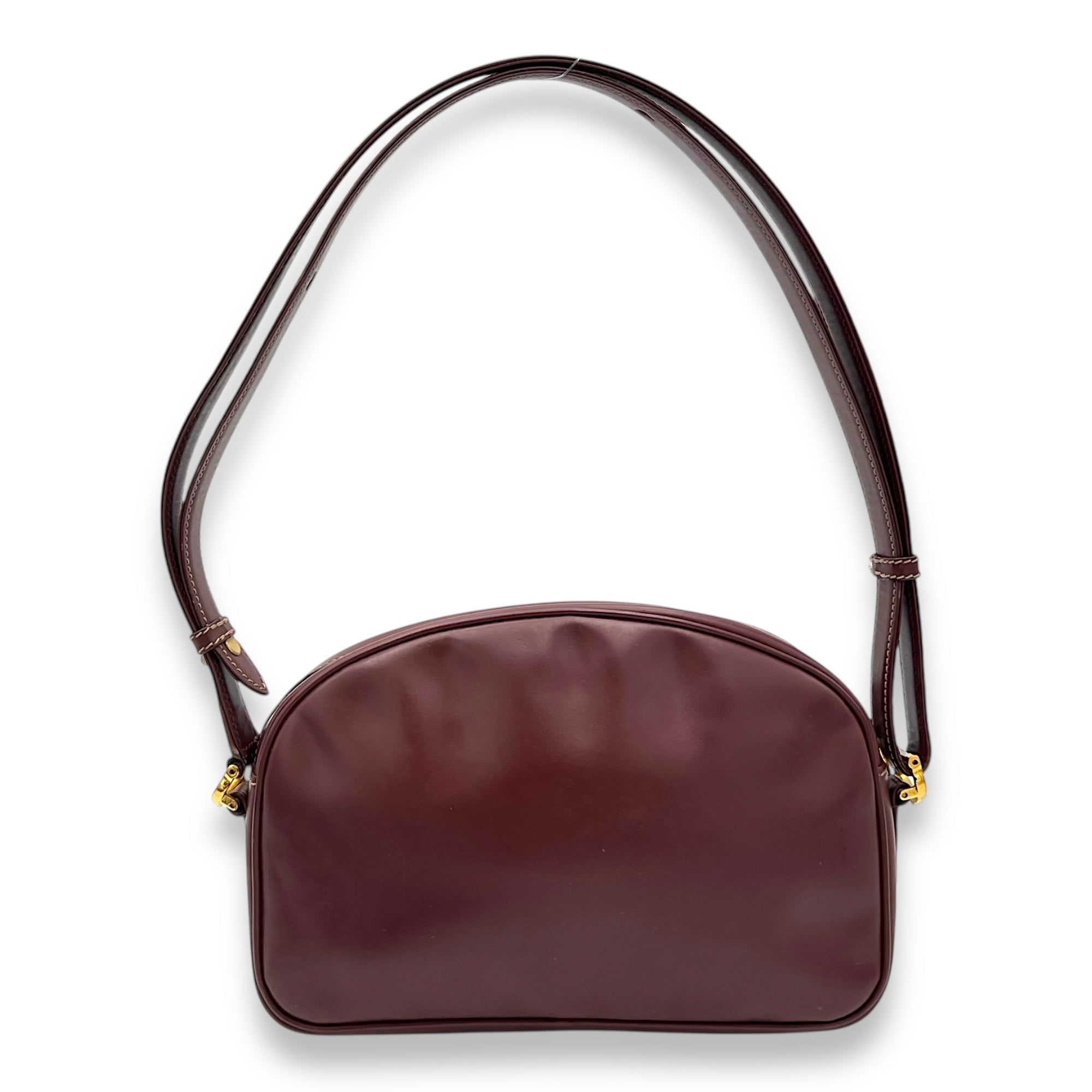 Cartier Must de Shoulder Bag Red in Calfskin, Gold hardware_2