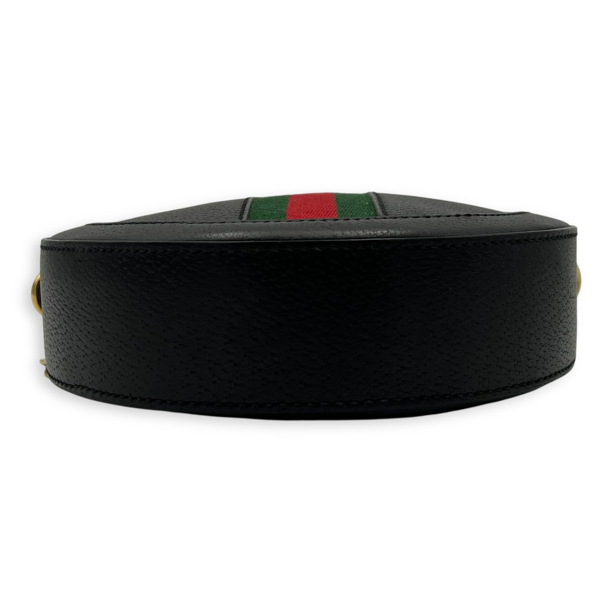 Gucci Ophidia Crossbody Bag Black in Calfskin, Gold hardware_5