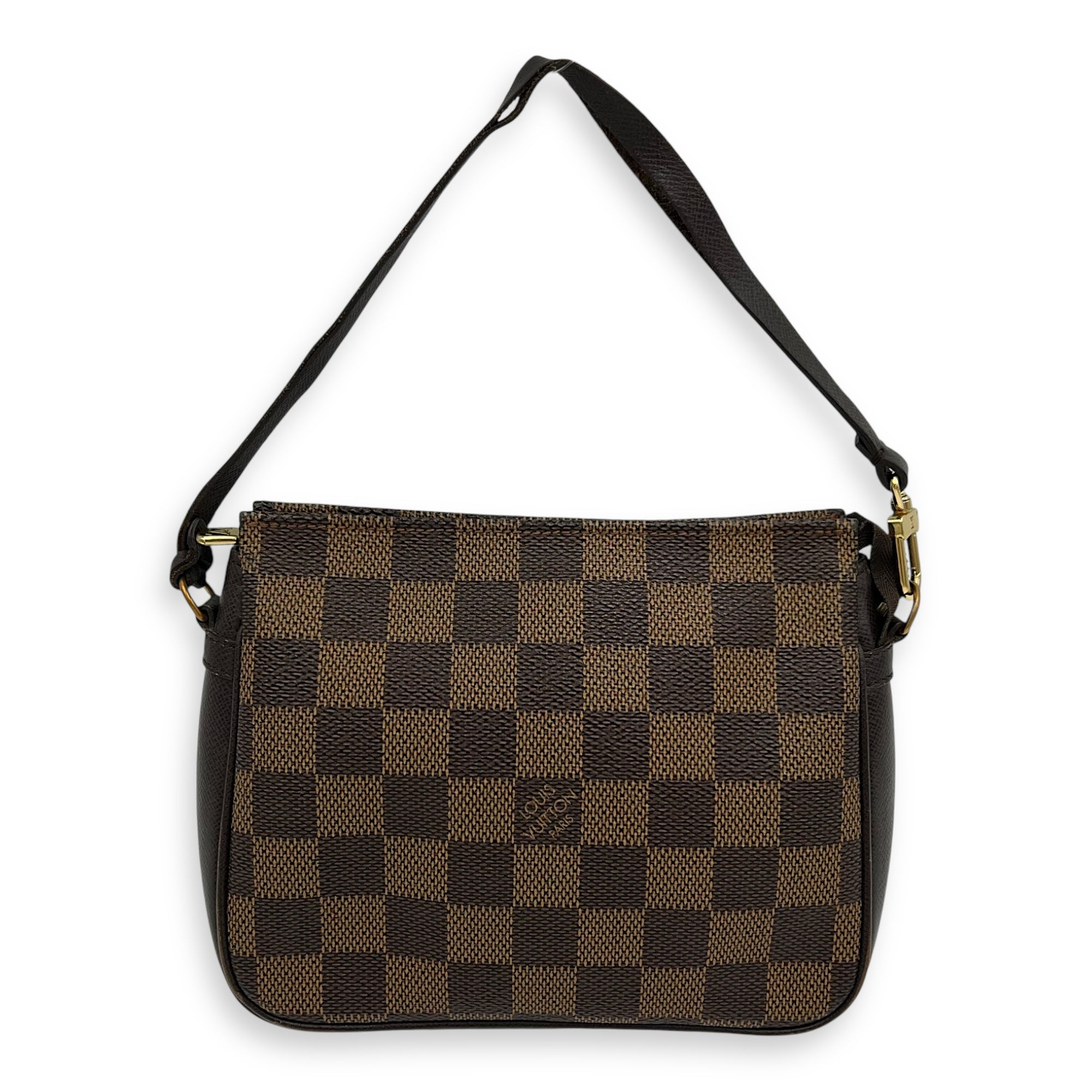 Louis Vuitton Trousse Pouch Brown in Coated Canvas, Gold hardware_2