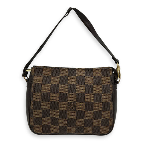 Louis Vuitton Trousse Pouch Brown in Coated Canvas, Gold hardware_2