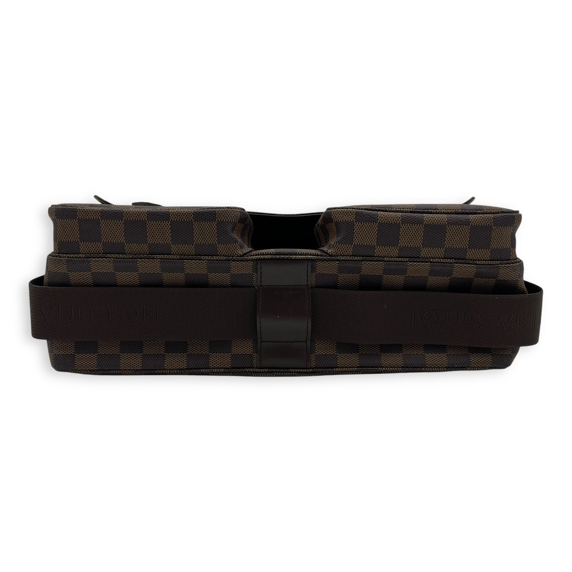Louis Vuitton broadway Messenger Brown in Coated Canvas, Silver hardware_5