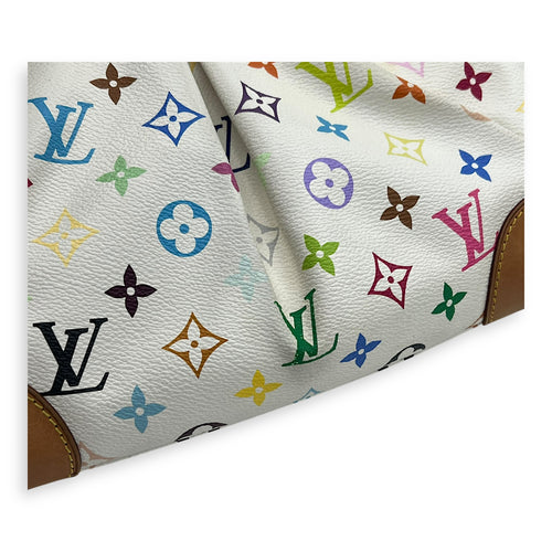 Louis Vuitton Judy x Murakami MM Multi-colour Top Handle Bag in Monogram Coated Canvas, Gold hardware_12