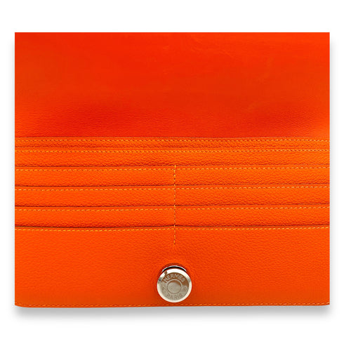 Dogon Orange in Calfskin, Palladium hardware