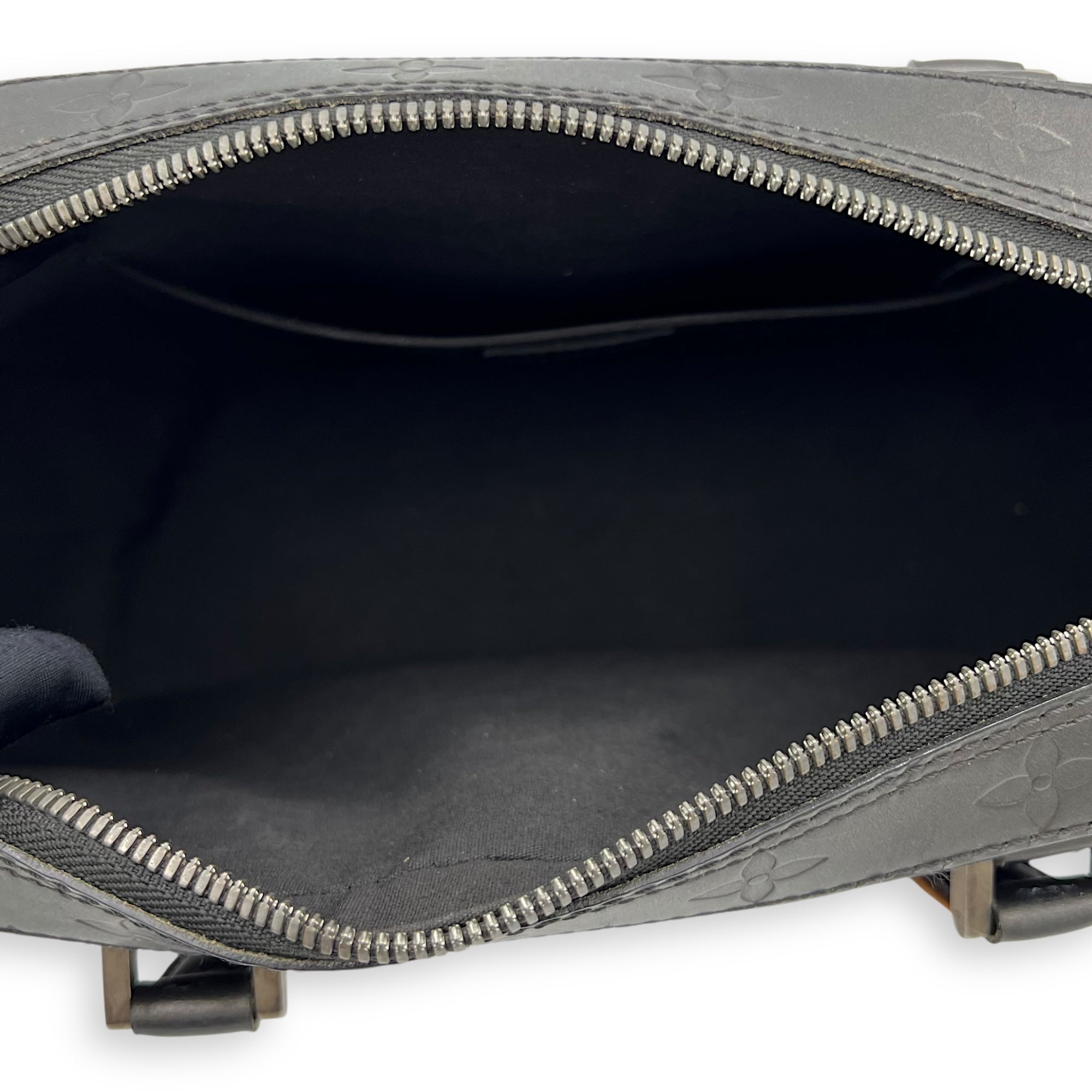 Louis Vuitton Shelton Top Handle Bag Grey in Others, Silver hardware_6