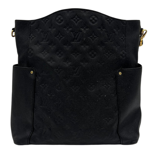 Louis Vuitton Bagatelle Shoulder Bag Black in Empreinte Leather, Gold hardware_2