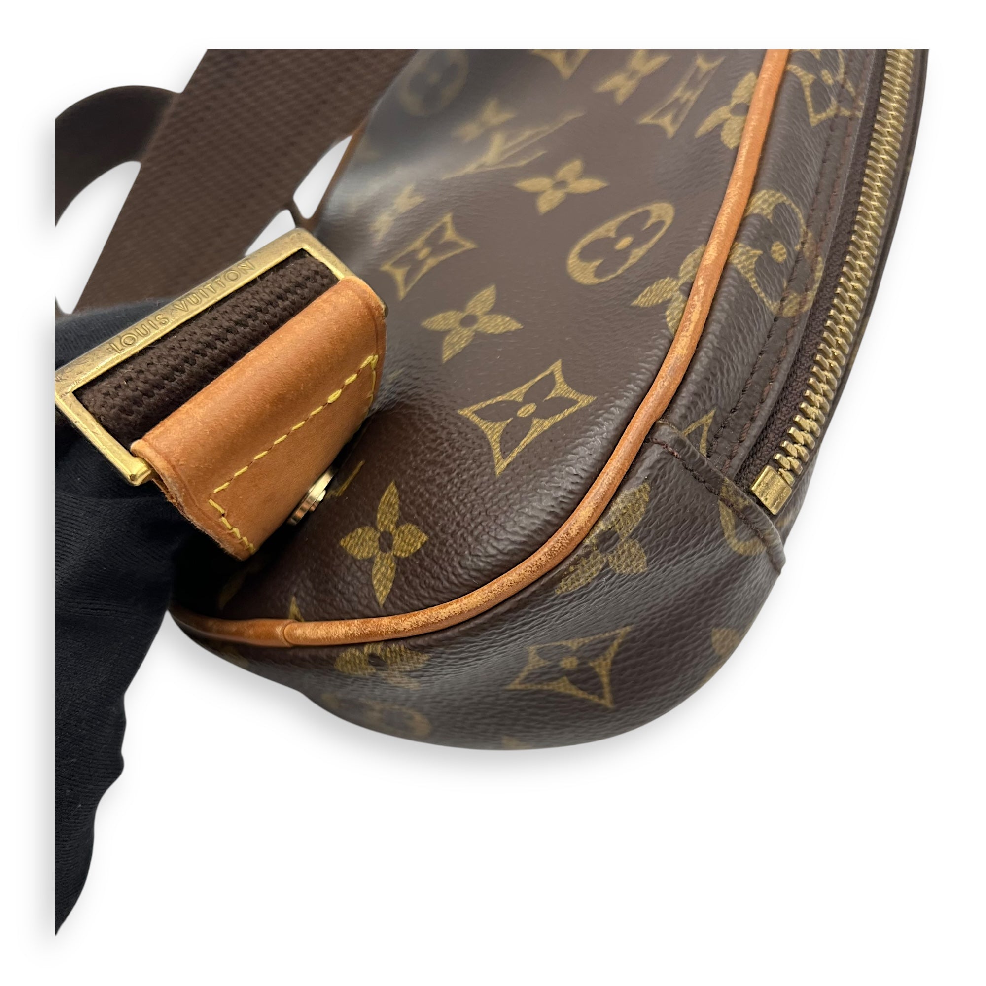 Louis Vuitton Others Shoulder Bag Brown in Monogram Coated Canvas, Gold hardware_11