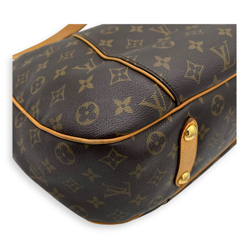 Louis Vuitton Galleria Top Handle Bag MM Brown in Monogram Coated Canvas, Gold hardware_14