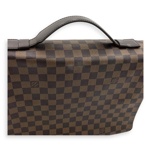 Louis Vuitton broadway Messenger Brown in Coated Canvas, Silver hardware_8