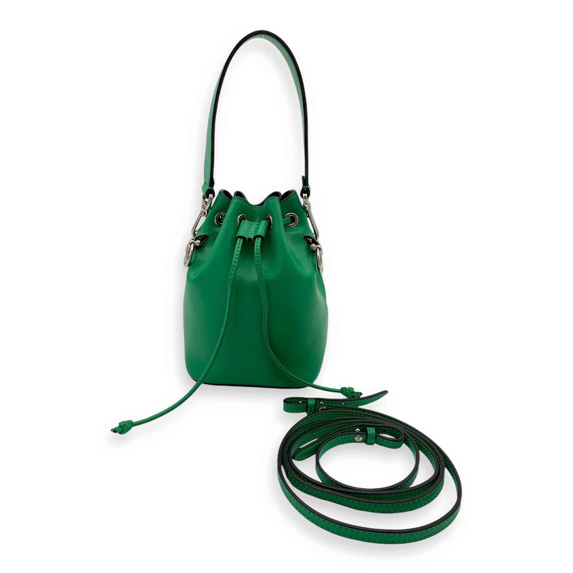 Mon Tresor Mini Bucket bag in Calfskin, Gold Hardware