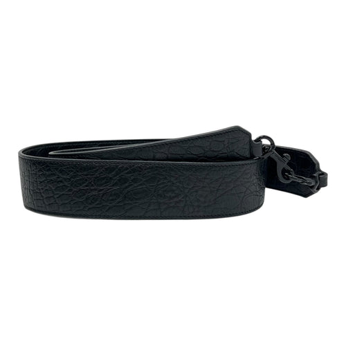 Saint Laurent Cabas Top Handle Bag Black in Calfskin, Lacquered Metal hardware_9