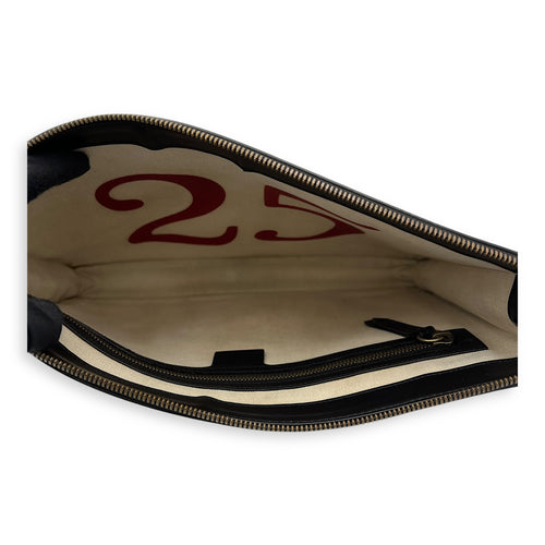 Gucci Tiger Pouch Brown in Coated Canvas, Silver hardware_6