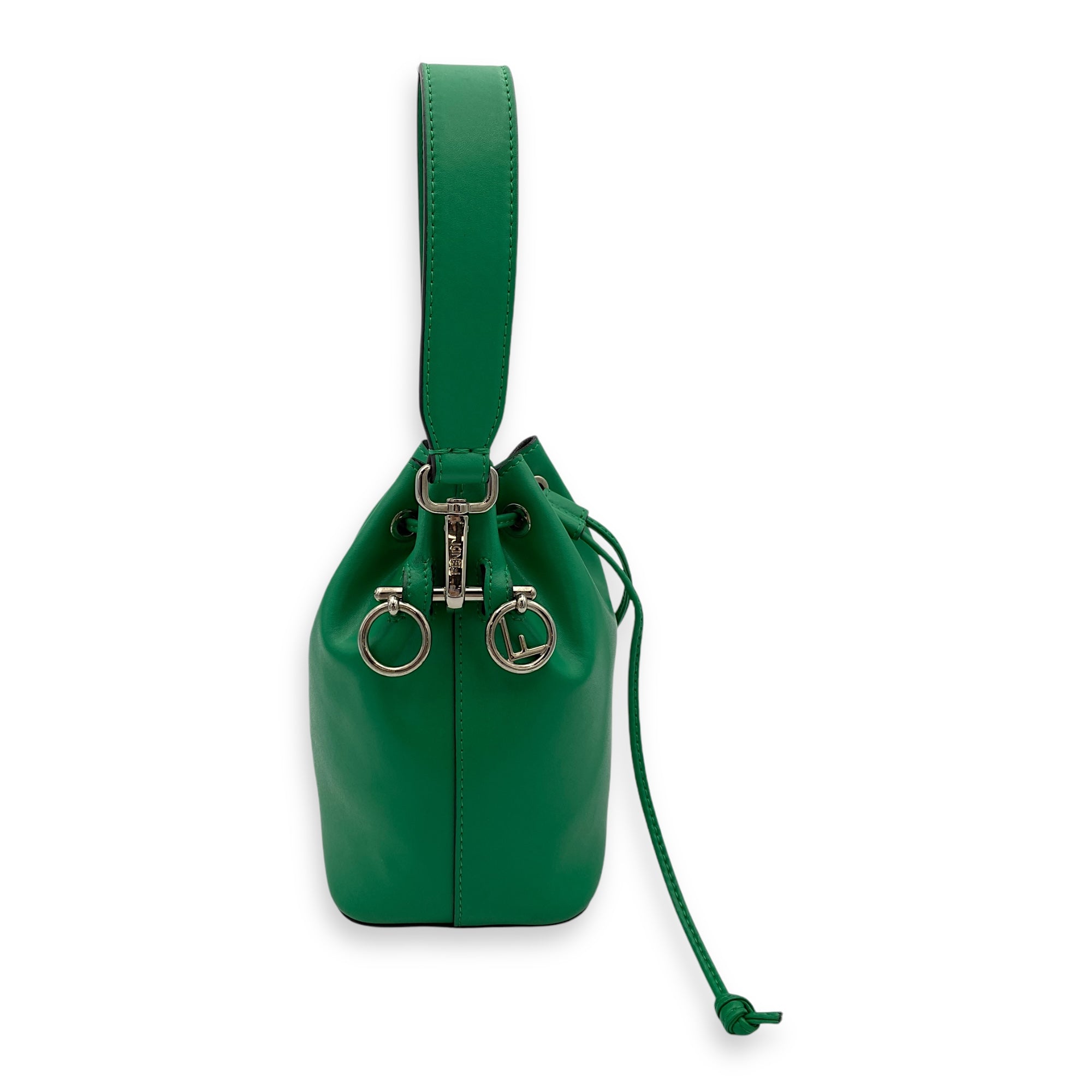 Mon Tresor Mini Bucket bag in Calfskin, Gold Hardware