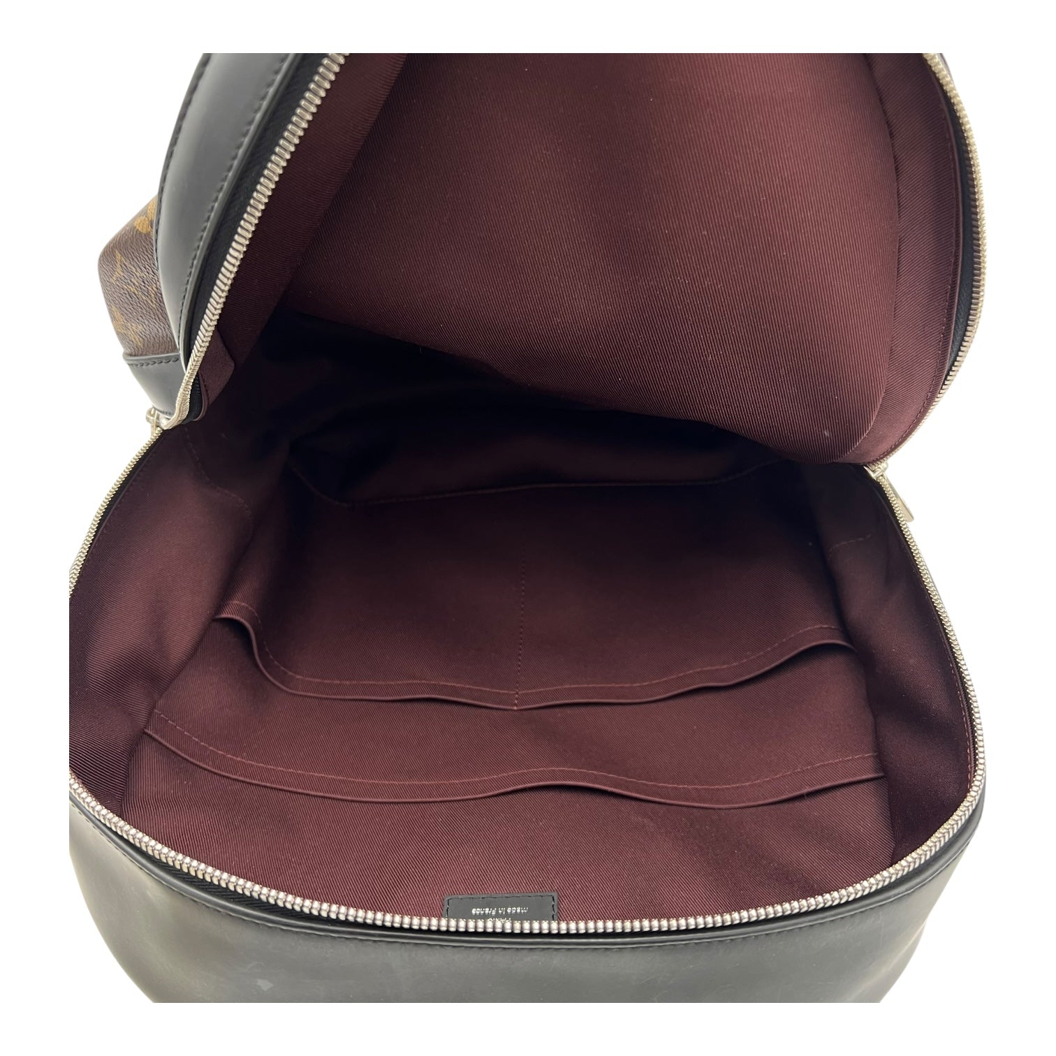 Louis Vuitton Macassar Backpack Brown in Monogram Coated Canvas, Silver hardware_6