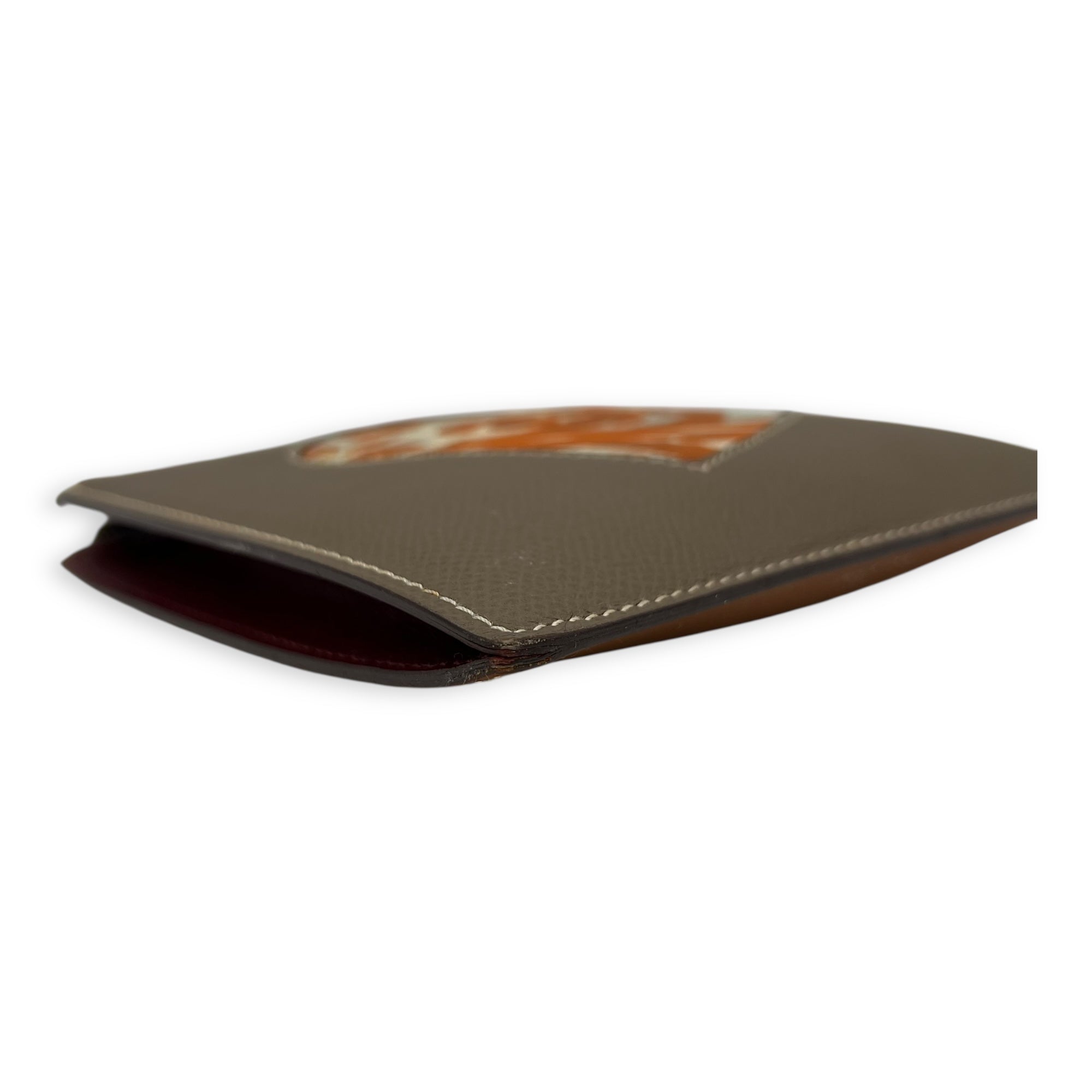 Hermès Flat Brown in Others, Silver hardware_9