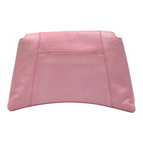 Balenciaga Downtown Shoulder Bag Pink in Calfskin, Silver hardware_2