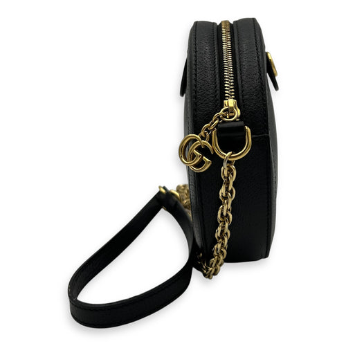 Gucci Ophidia Crossbody Bag Black in Calfskin, Gold hardware_3
