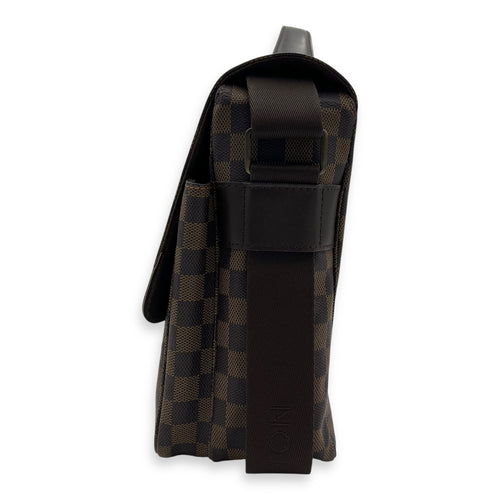 Louis Vuitton broadway Messenger Brown in Coated Canvas, Silver hardware_4