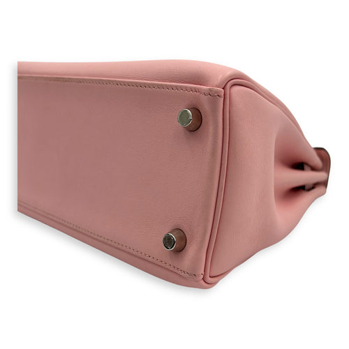 Hermès Kelly 25 Sakura Pink Top Handle Bag in Swift, Palladium hardware_10