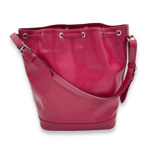 Noe GM Red Bucket Bag in Epi Leather, Gold hardware