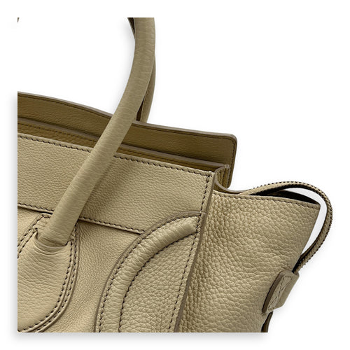 Luggage Mini Top handle bag in Calfskin, Gold Hardware