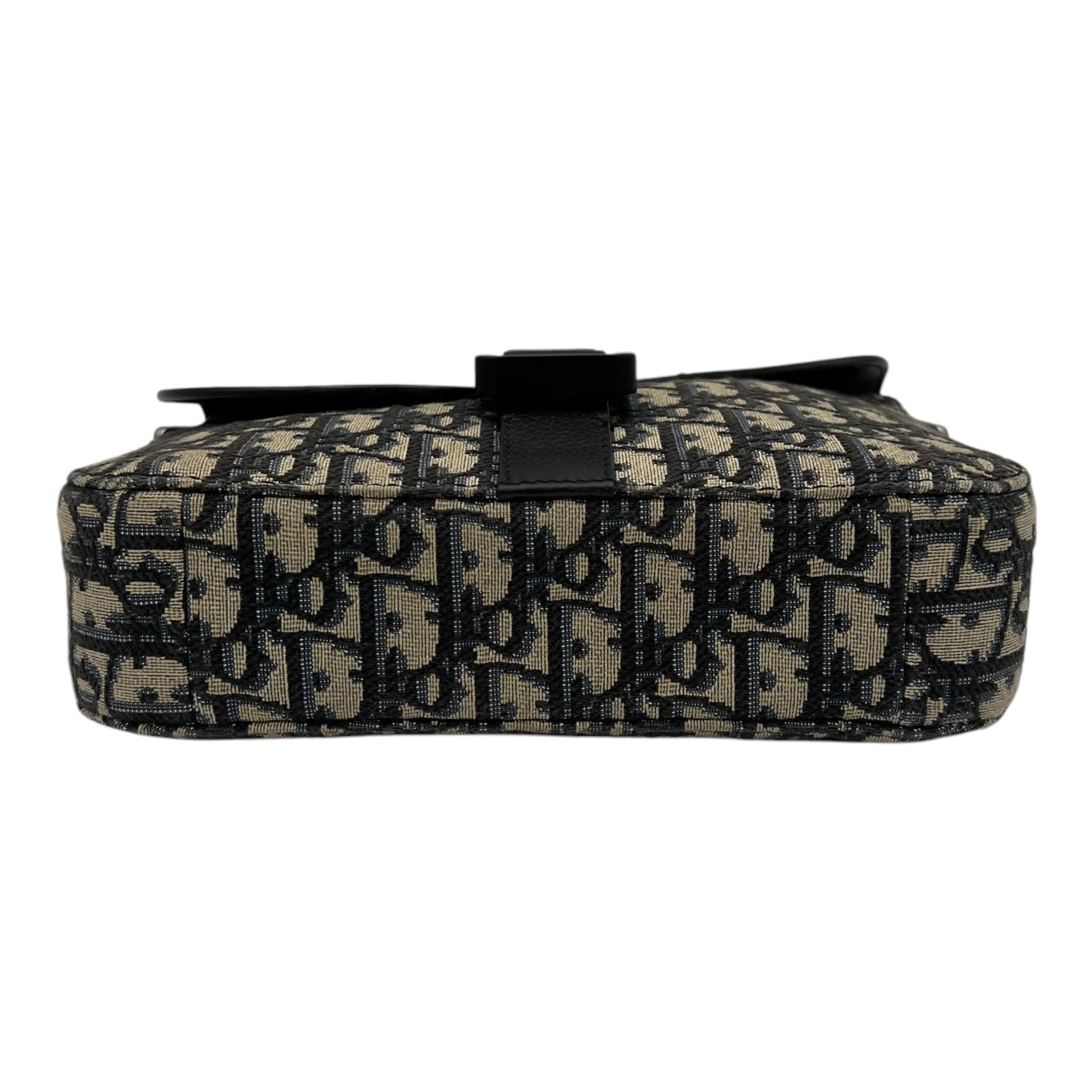 Christian Dior Saddle Brown Messenger in Jacquard, Silver hardware_5
