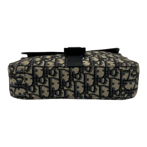 Christian Dior Saddle Brown Messenger in Jacquard, Silver hardware_5