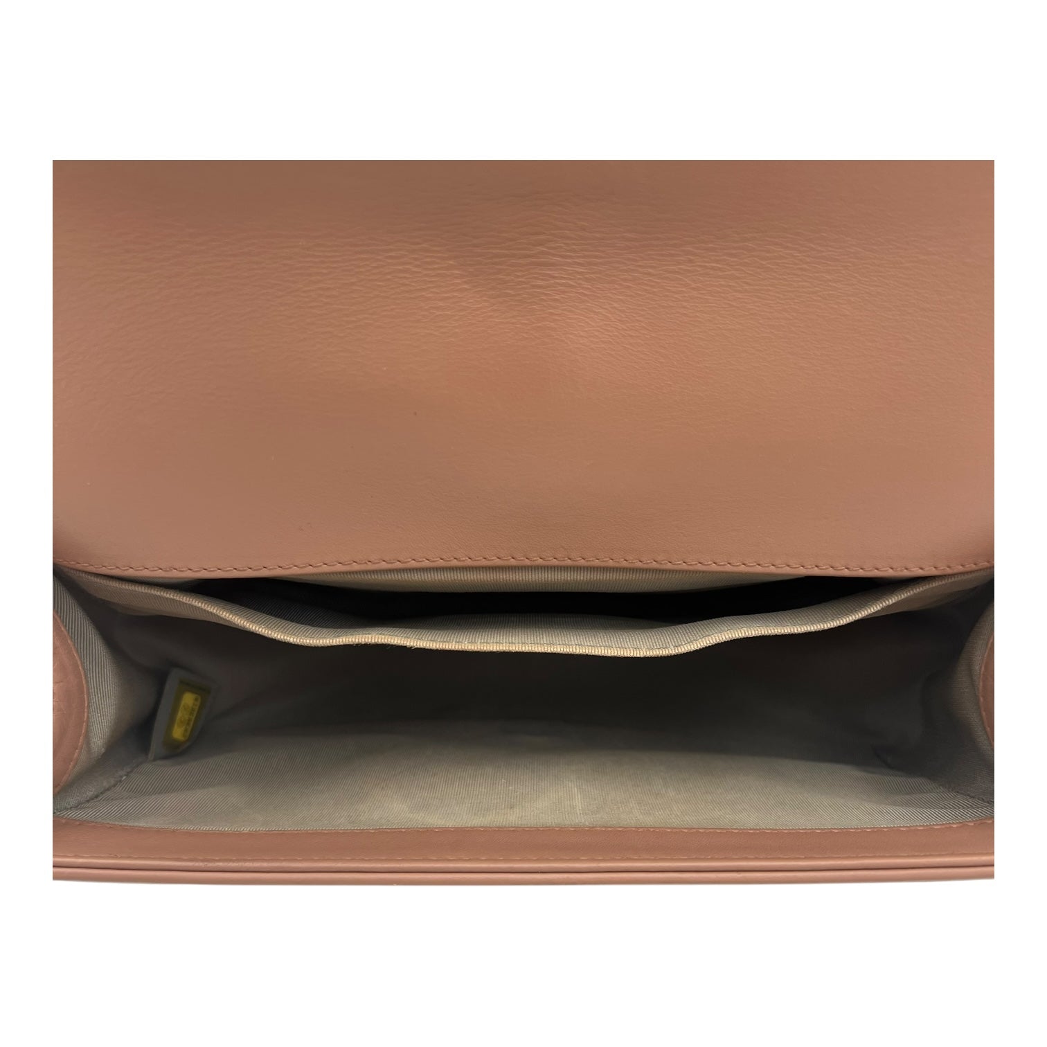 Chanel Boy Shoulder Bag Pink in Calfskin, Ruthenium hardware_6